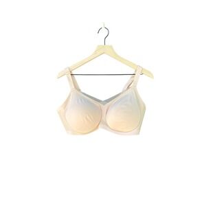 Honeylove Crossover Bra Size 1X Beige Wireless Back Smoothing Extender Incl